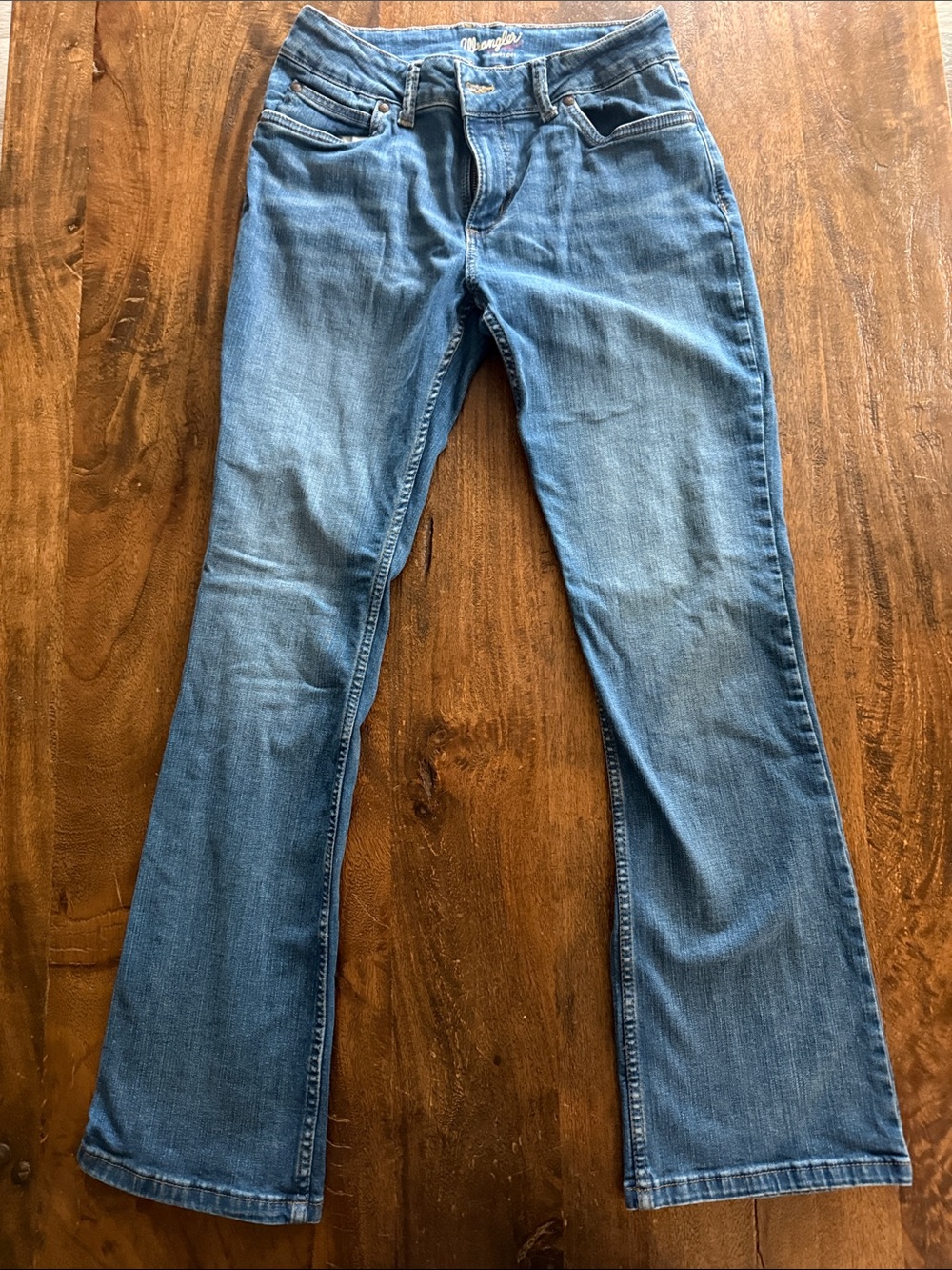 Wrangler Medium Blue Flare Jeans